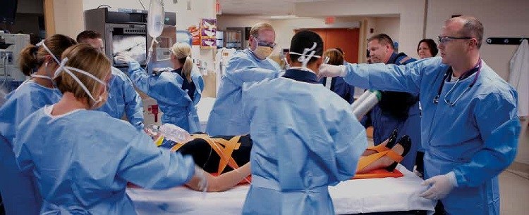 Nursing staff at hospital